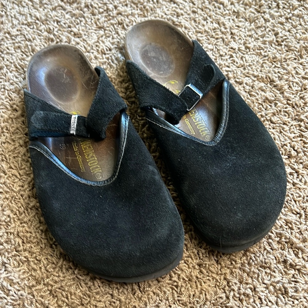 Birkenstock strapped clog 41 narrow